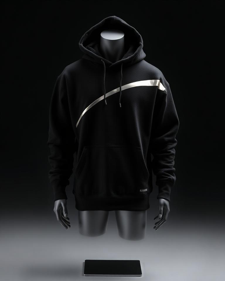 Silver Arc — Epic VYRE Eclipse Hoodie design