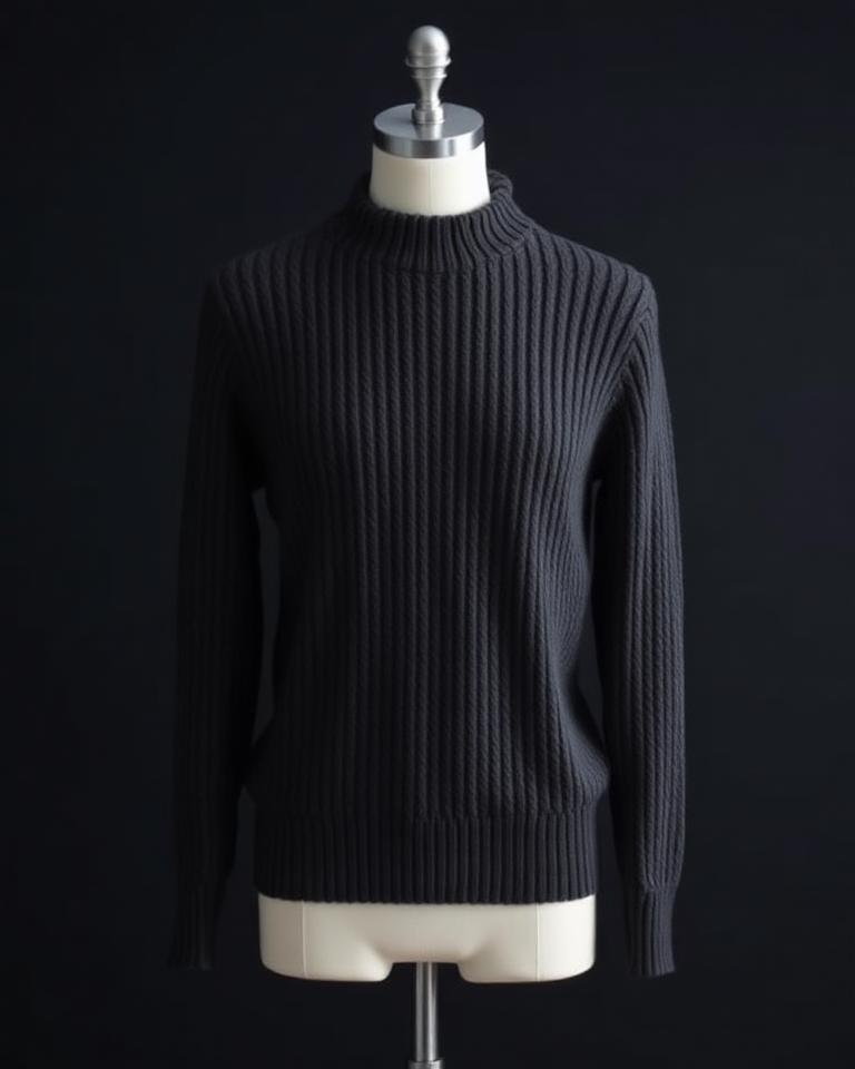 Charcoal Rib — Rare VYRE Eclipse Knit design