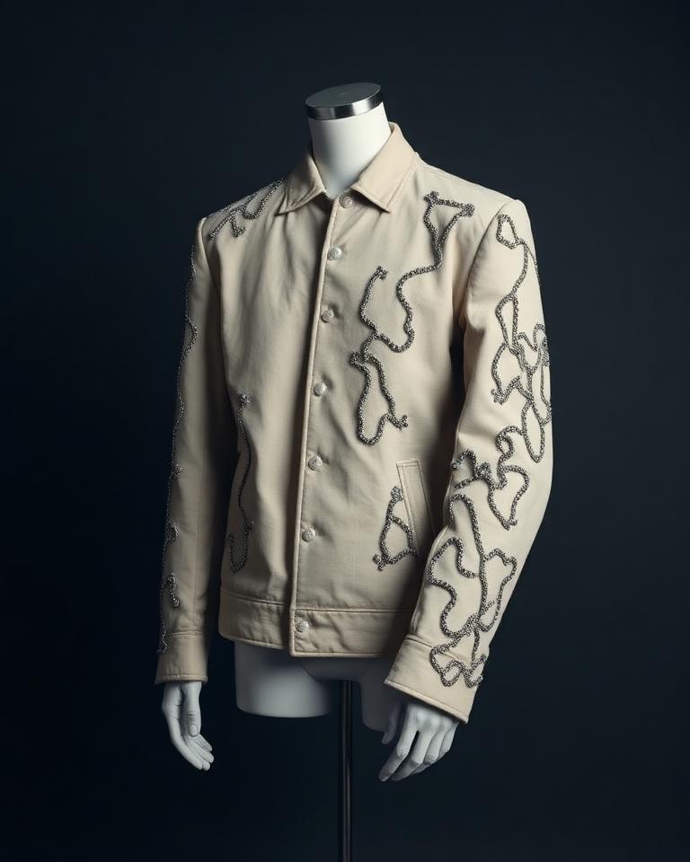 Silver Chain — Legendary VYRE Signature Jacket design