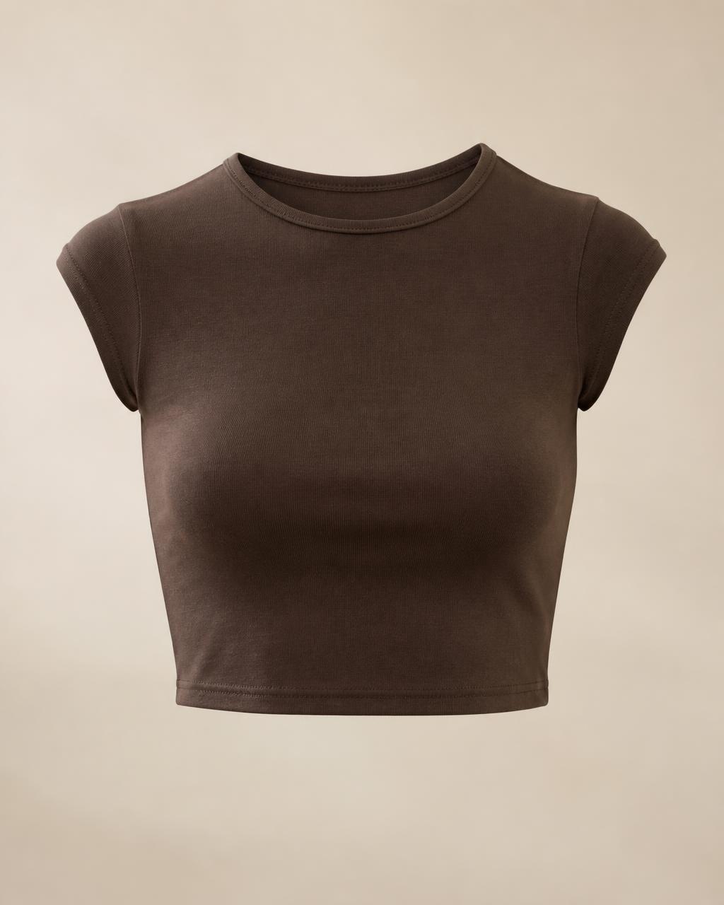 Espresso Soft — Common VYRE Meridian Baby Tee design