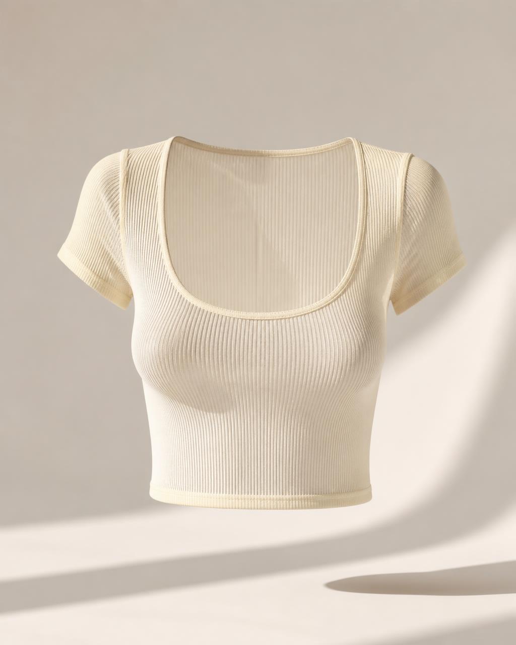 Sheer Rib — Rare VYRE Meridian Baby Tee design