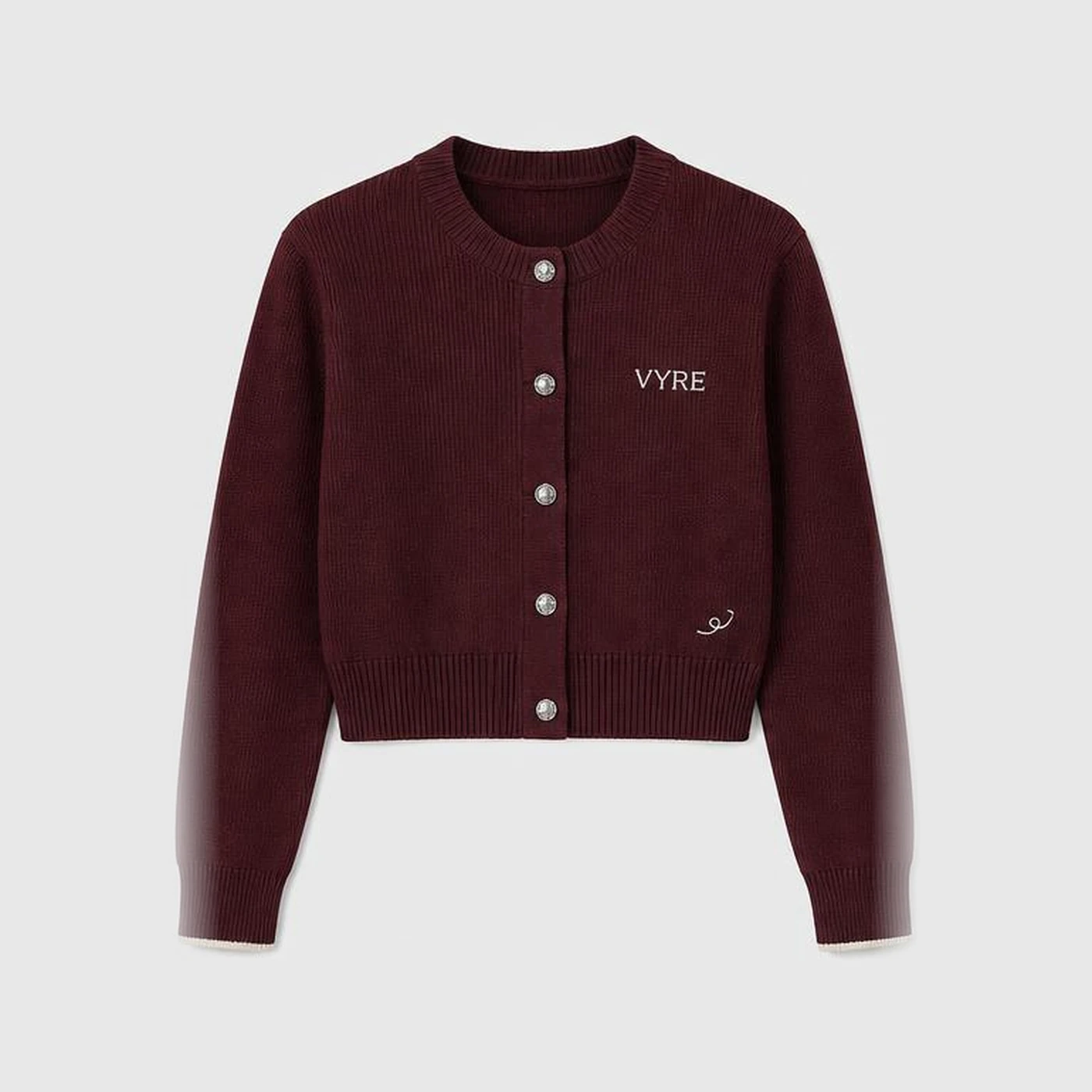 Burgundy Halo — Rare VYRE Meridian Air Knit design