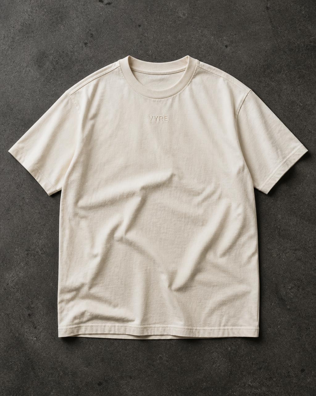 Ivory Standard — Common VYRE Essential Tee design
