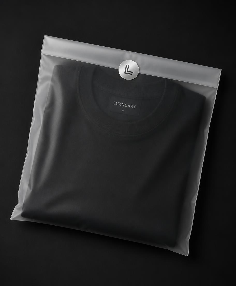 VYRE Essential Tee in sealed VYRE mystery packaging