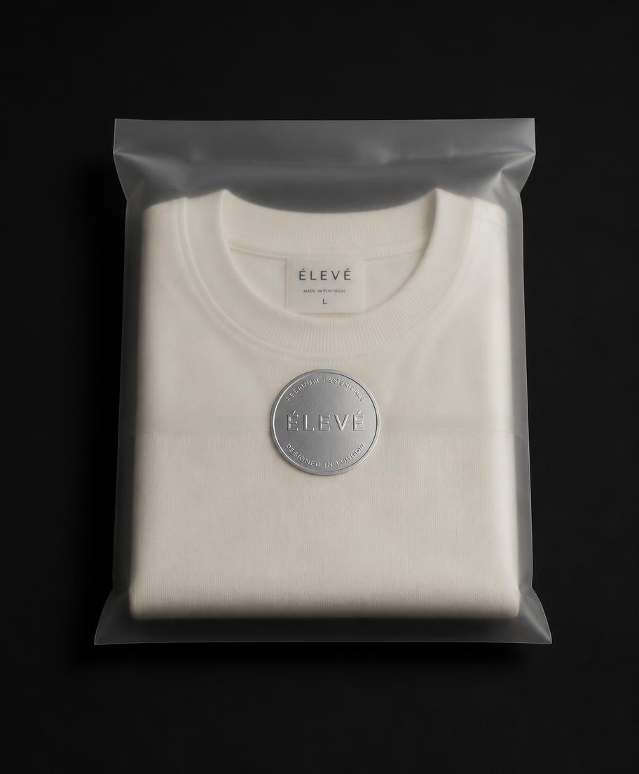 VYRE Heavyweight Tee in sealed VYRE mystery packaging
